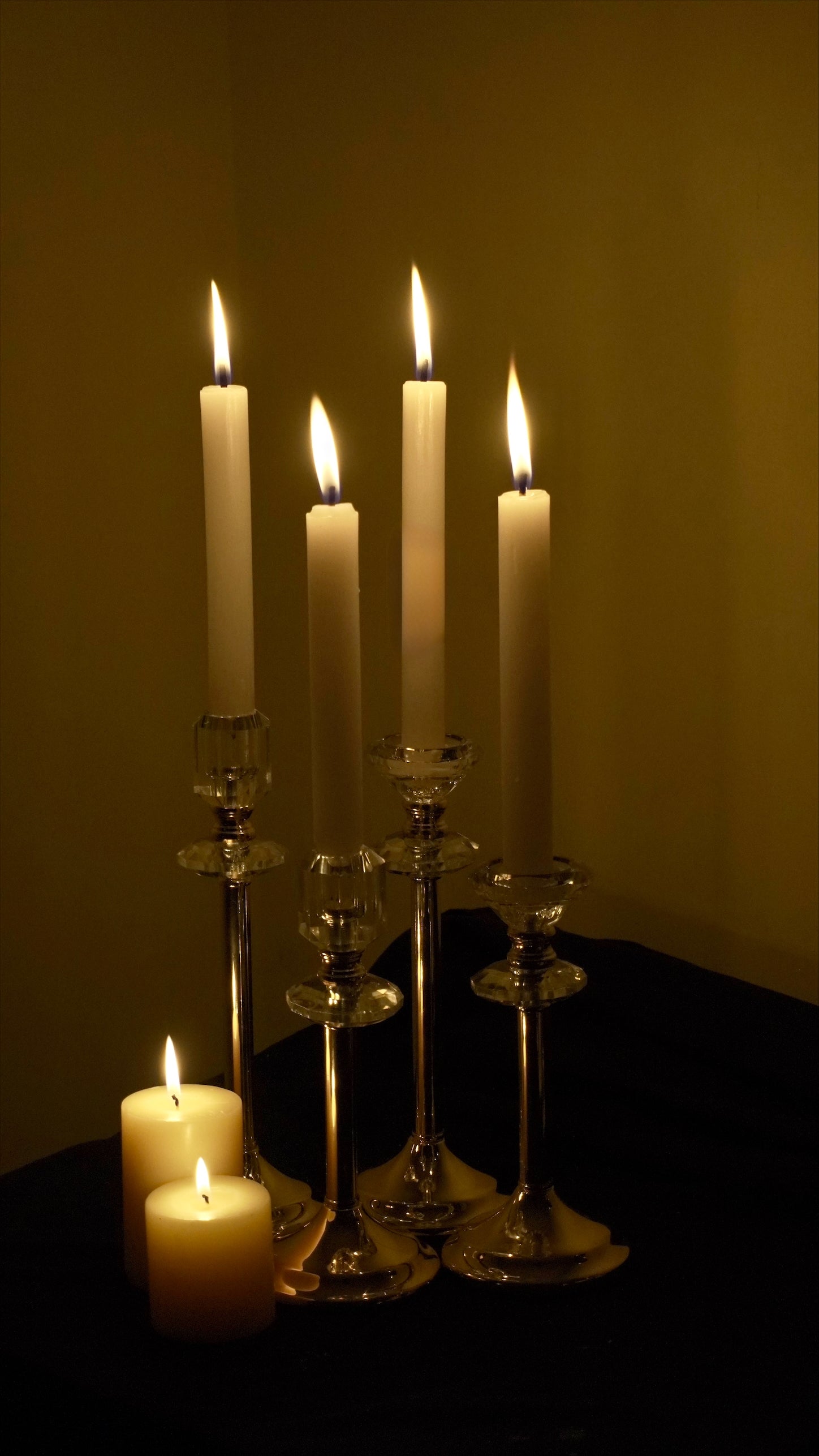DIAMANT Sur Or" – DIAMOND ON GOLD CANDLE HOLDER