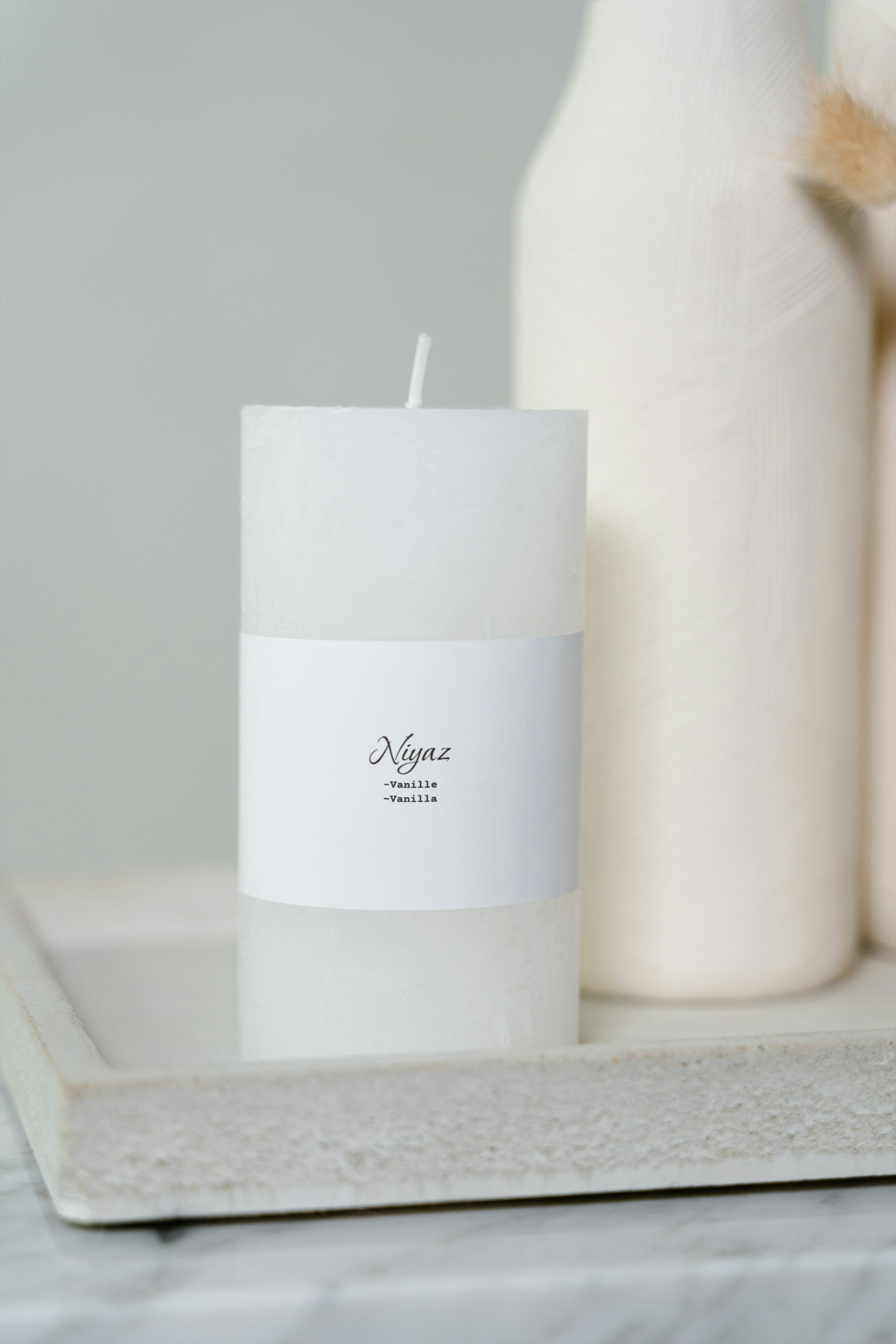 NIYAZ VANILLE SCENTED CANDLE (2.5 IN)
